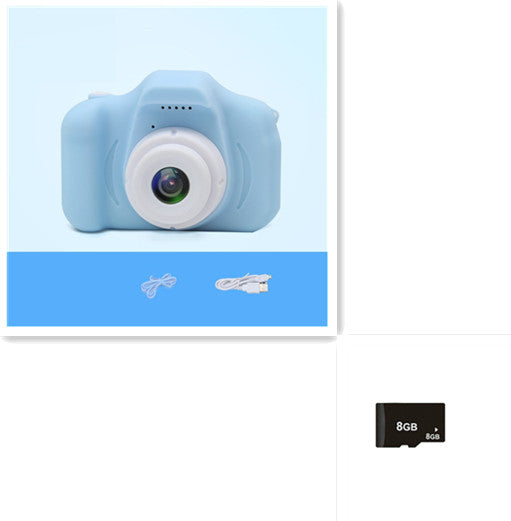 X2 HD Mini Cartoon Kids Digital Camera - whitelectronic