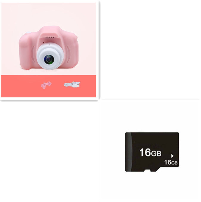 X2 HD Mini Cartoon Kids Digital Camera - whitelectronic