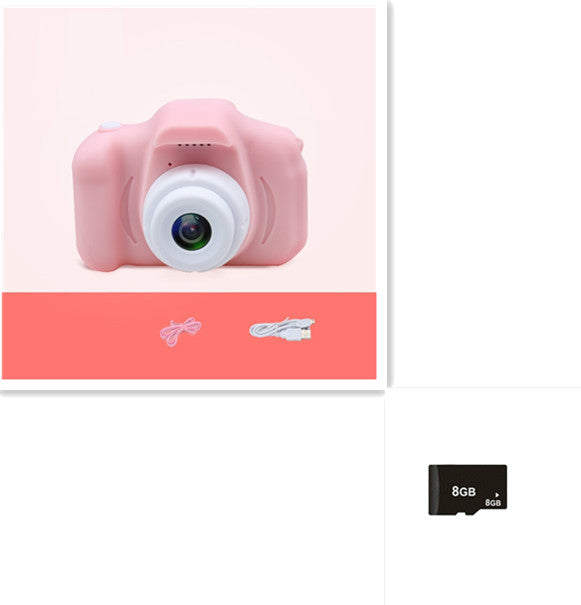 X2 HD Mini Cartoon Kids Digital Camera - whitelectronic