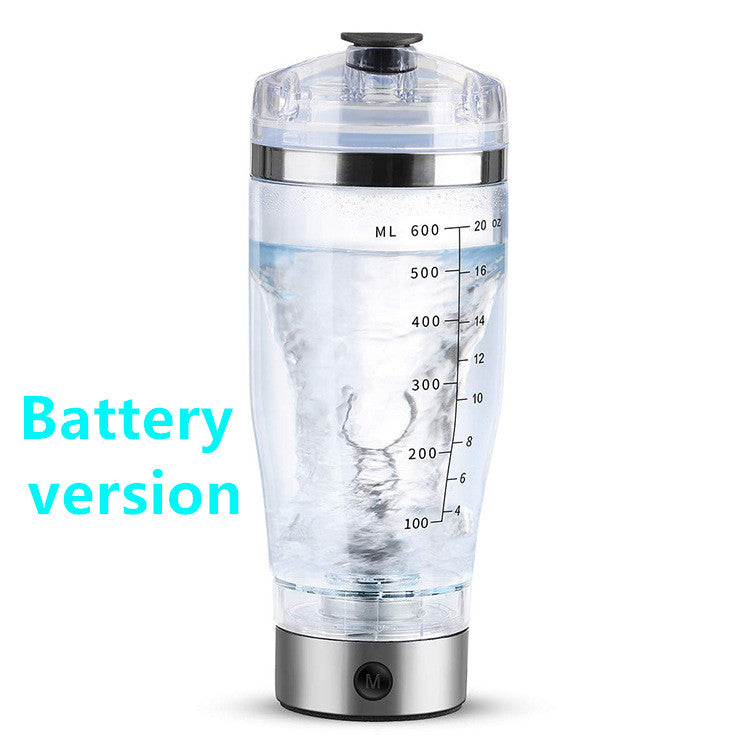 Electric Protein Shake Stirrer USB Shake Bottle Milk Coffee Blender Kettle Sports And Fitness Charging Electric Shaker Cup - whitelectronic