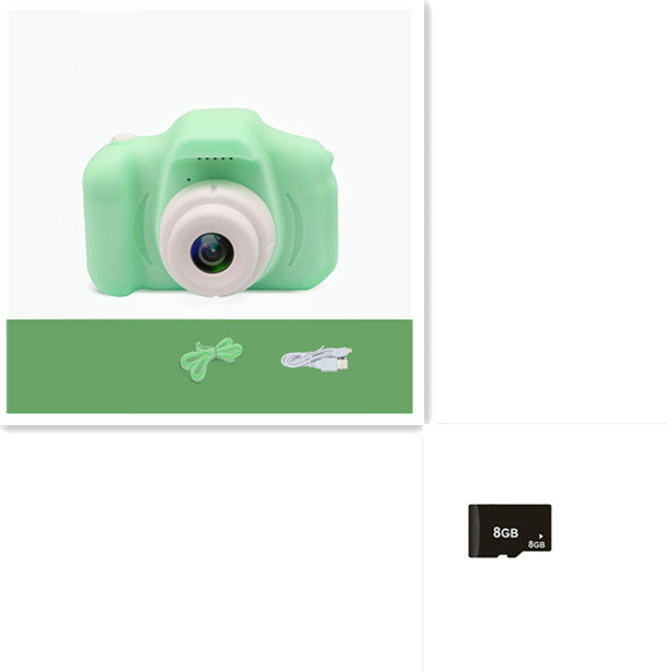 X2 HD Mini Cartoon Kids Digital Camera - whitelectronic