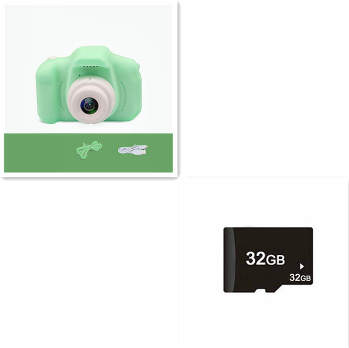 X2 HD Mini Cartoon Kids Digital Camera - whitelectronic