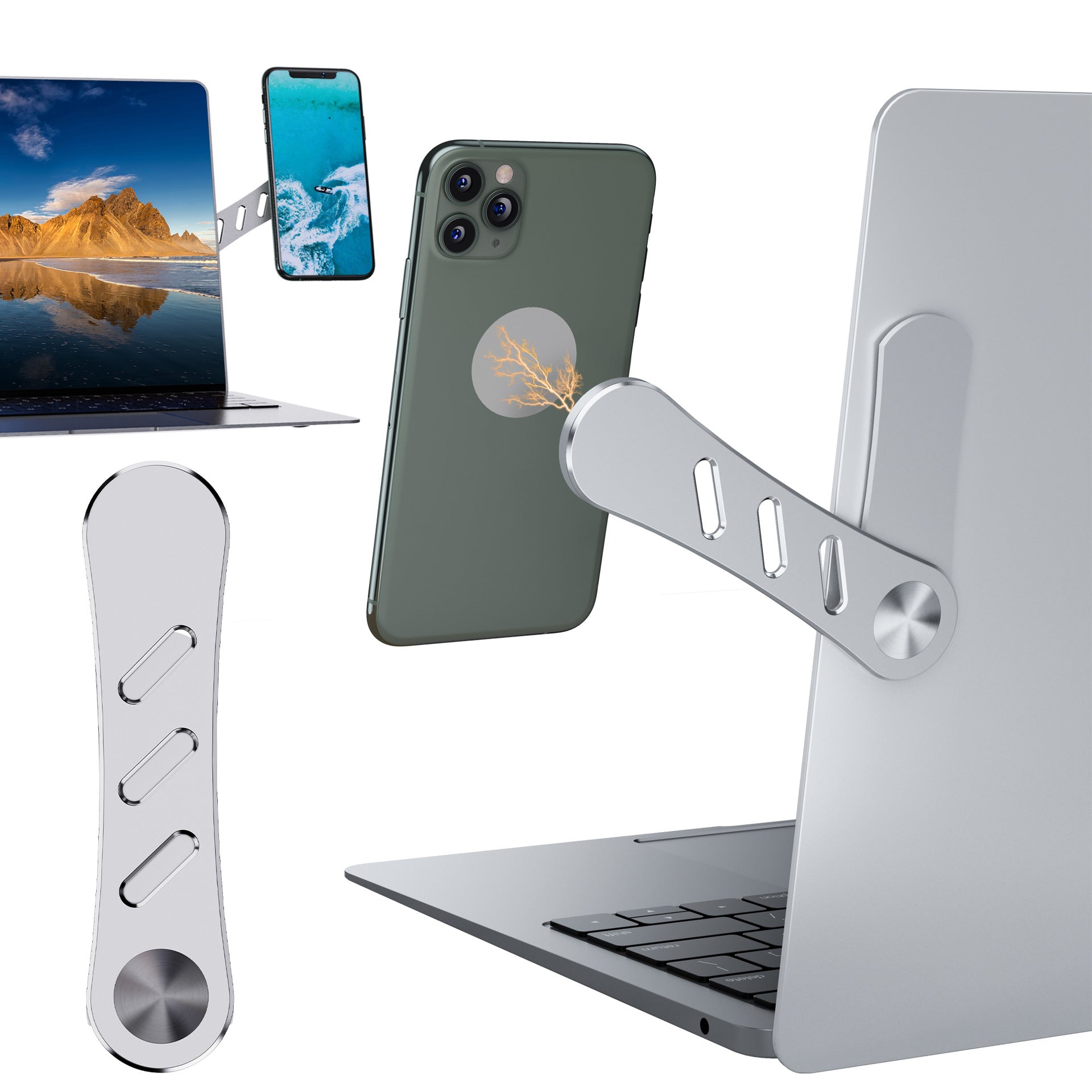 Aluminum Alloy Portable Stand For Home Laptop - whitelectronic